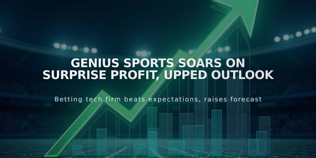 Genius Sports Stock Jumps 16% After Surprise Q3 Profit and Raised 2024 Forecast