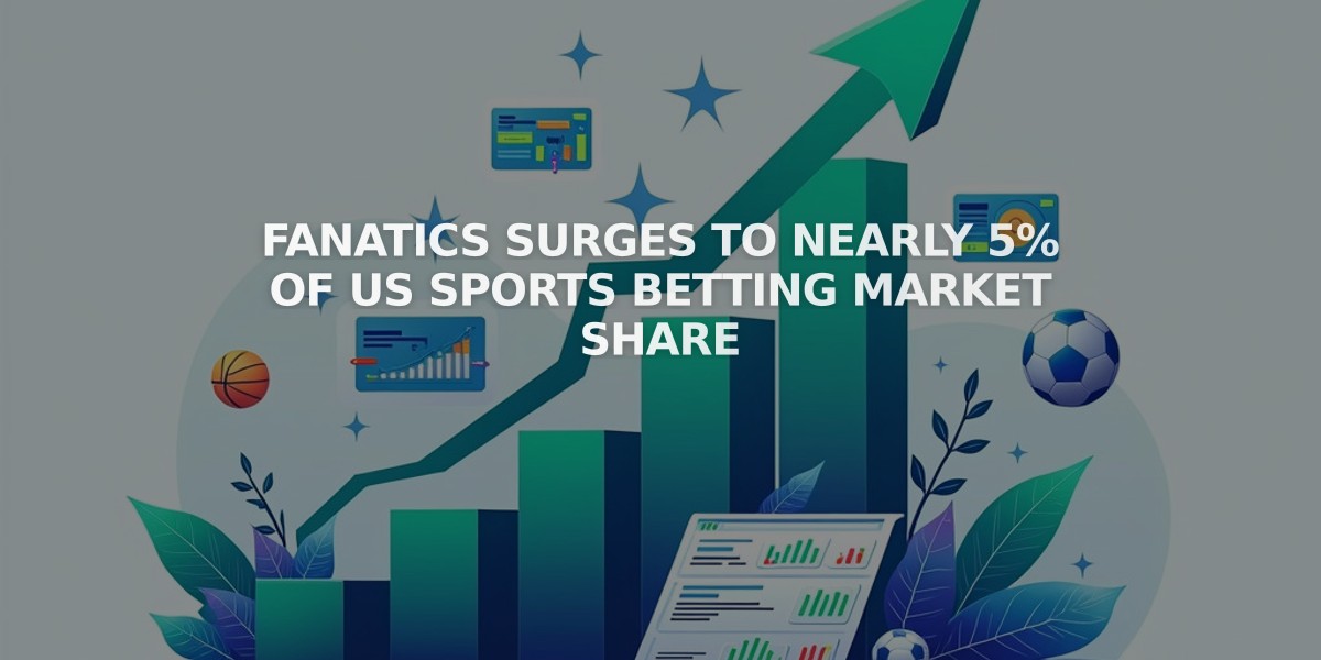 Fanatics Surges to Nearly 5% of US Sports Betting Market Share