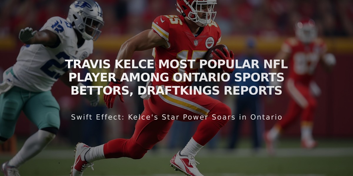 Travis Kelce Most Popular NFL Player Among Ontario Sports Bettors, DraftKings Reports