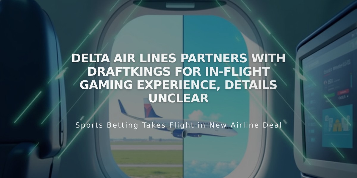 Delta Air Lines Partners with DraftKings for In-Flight Gaming Experience, Details Unclear