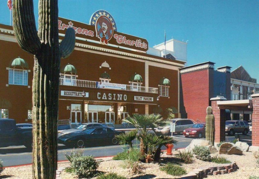 Arizona Charlies vintage casino postcard